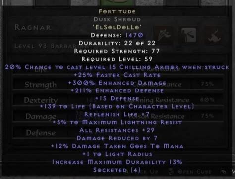 D2 Best Sorc Items