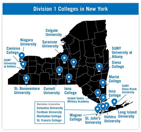 d2 colleges in new york state