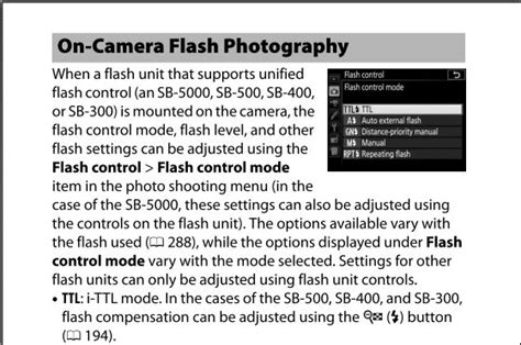 D850 Flash Control Grayed Out