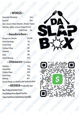 da slap box menu