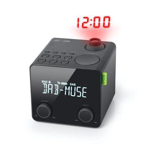 Dab Clock Radio With Time Projection