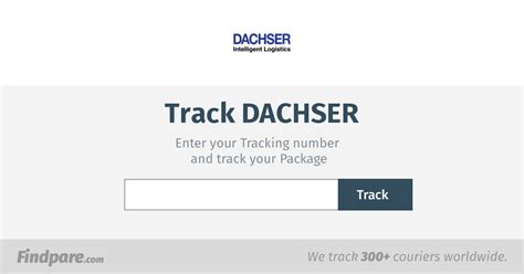 dachser tracking number