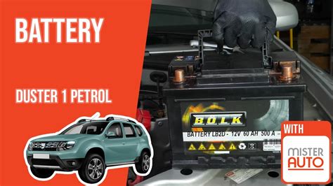dacia duster battery replacement