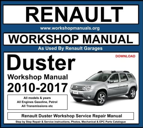 dacia duster owners manual