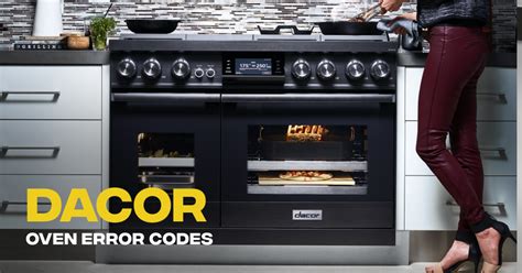 Dacor Wall Oven Error Code C01
