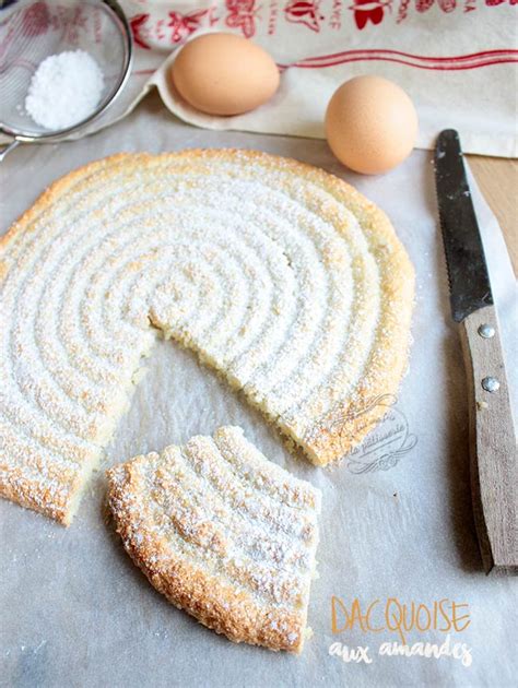 Dacquoise amande en cours de préparation