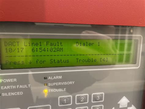 Dact fault problems on FCI Panel r/firealarms