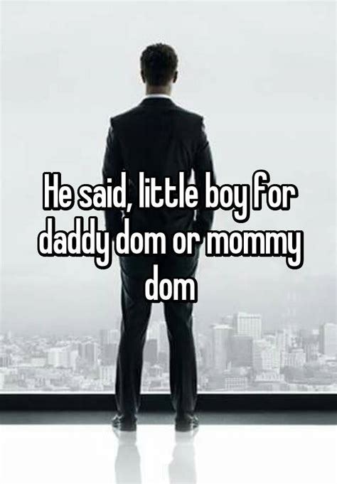 daddy dom baby boy