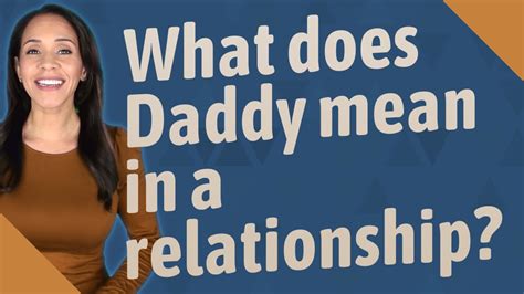 daddy means in relationship