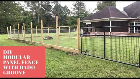 Dado Groove Fence