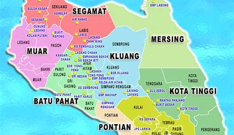 Nama Daerah Di Johor - Better Than College