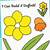 daffodil template free printable