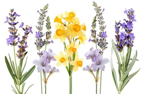 Daffodils And Lavender