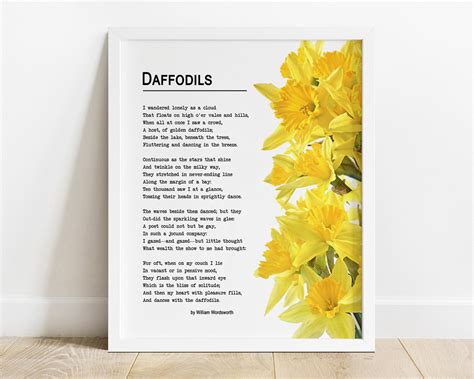 Daffodils Poem Reading