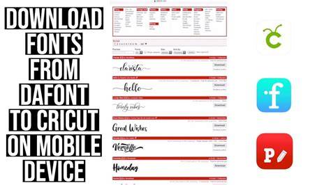 Most asked for fonts from Cricut fonts, Dafont fonts