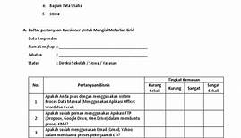 Daftar Pertanyaan Mensetsu