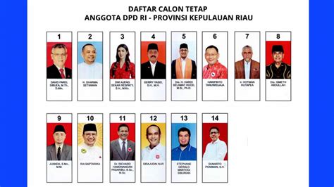 daftar calon pemilu 2024