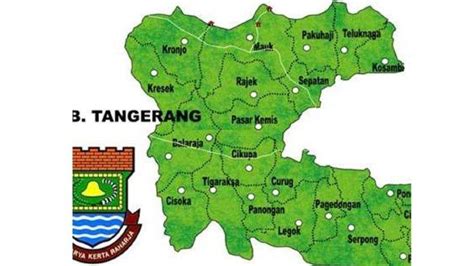 daftar kecamatan di kabupaten tangerang