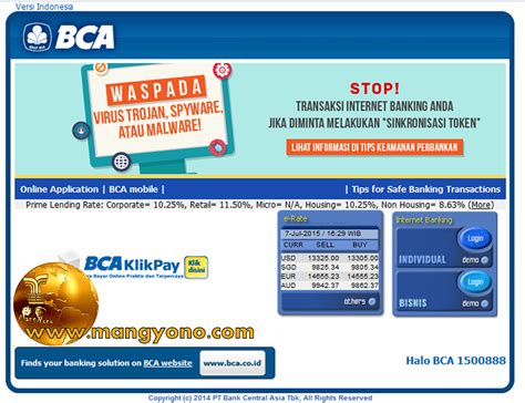 daftar online bank bca