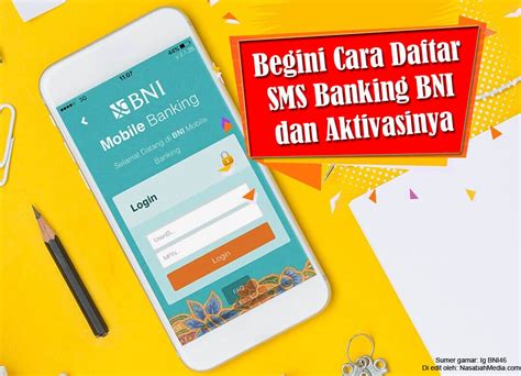 daftar sms banking bni
