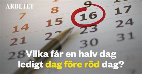 dag före röd dag