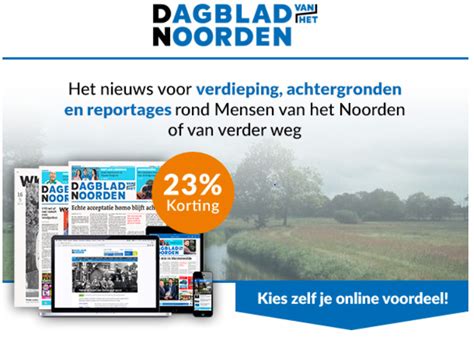 dagblad van het noorden digitaal lezen