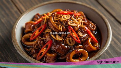 Daging cumi yang putih bersih