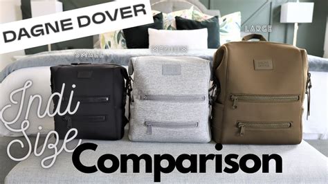dagne dover diaper bag size comparison