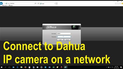 How to Setting/Change the IP Address of a Dahua Camera