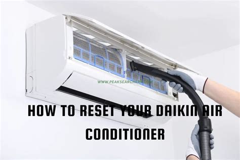 daikin air conditioner reset