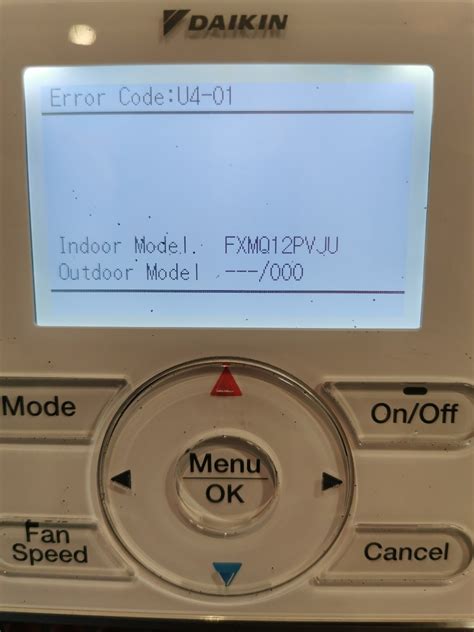 daikin error code u4-01