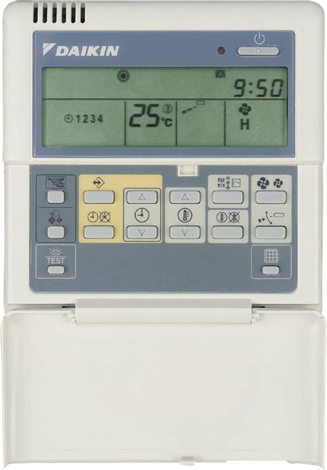 Daikin Wall Control Panel Instructions