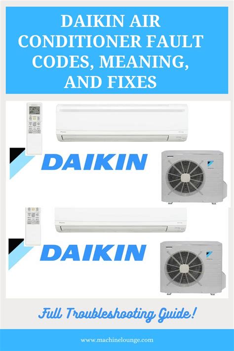 Daikin Fehlercode Tabelle Daikin Air Conditioner Fault Codes