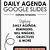 daily agenda template google slides