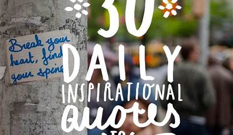 10 Daily Inspirational Quotes