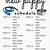 daily routine printable puppy schedule