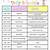 daily schedule template numbers 11-20 activities near disneyland