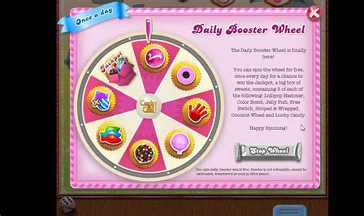 daily spin candy crush saga