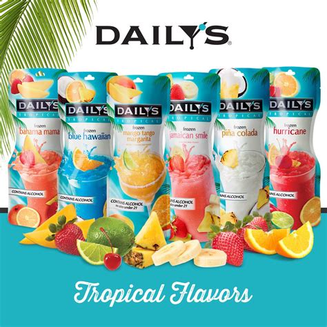 daily's frozen pouches with alcohol