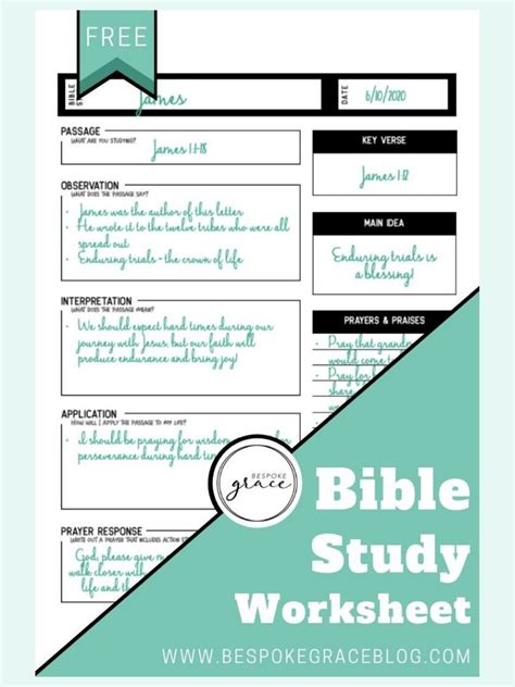 Daily Bible Study Lessons Printable