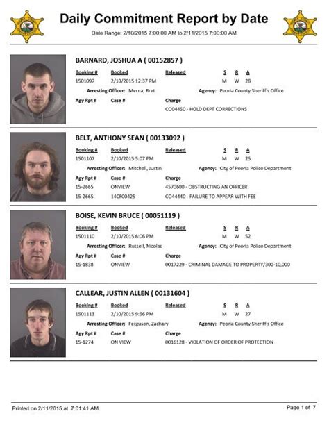 daily commitment report