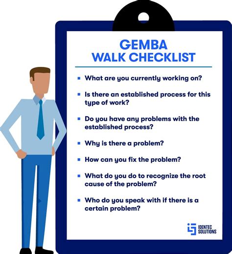 daily gemba walk checklist