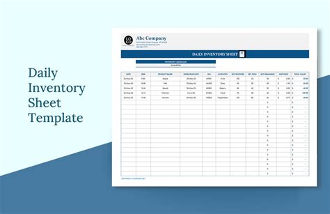 8+ Daily Inventory Templates Sample, Example Free & Premium Templates