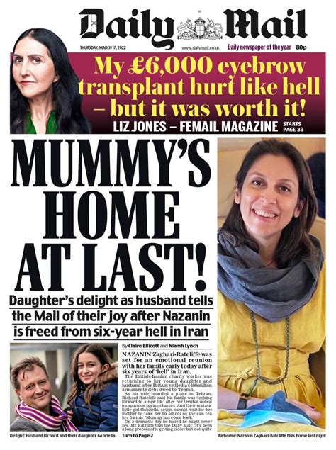 daily mail 13 april 2010
