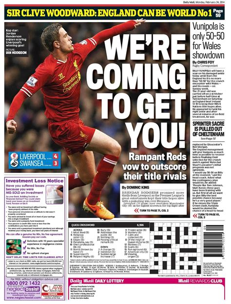 daily mail sport football liverpool