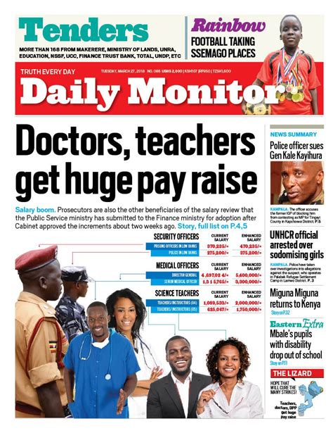 daily monitor newspaper uganda today news