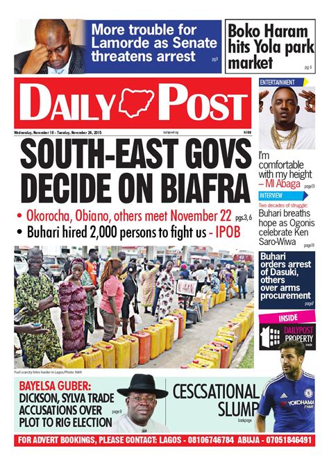 daily post nigeria latest news