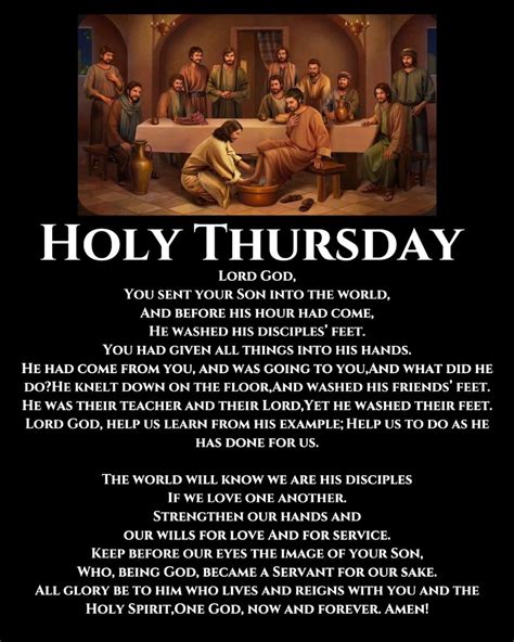 daily prayers for holy week