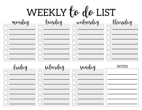 daily weekly monthly task list template word