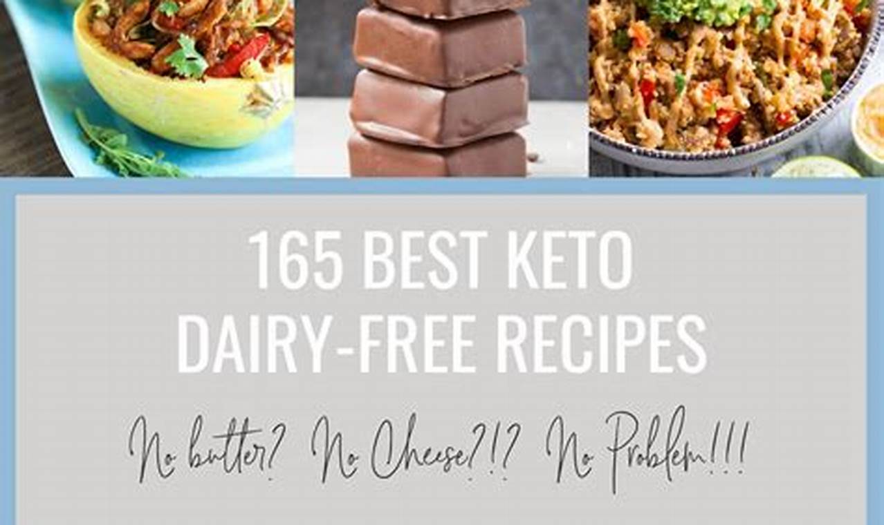dairy free keto recipes